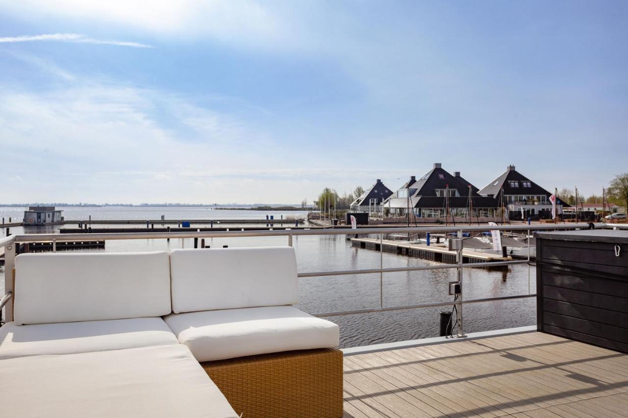 Welcome In - Houseboat Agua Dolce Met Tuin, Paviljoenwei 4, Sneek - Offingawier Exterior foto